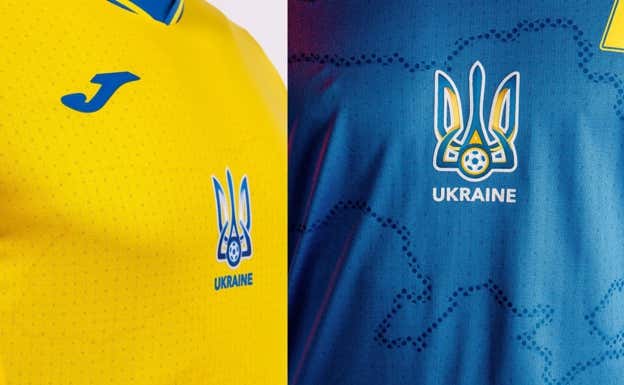 Equipaciones de Ucrania para la Eurocopa 2024.