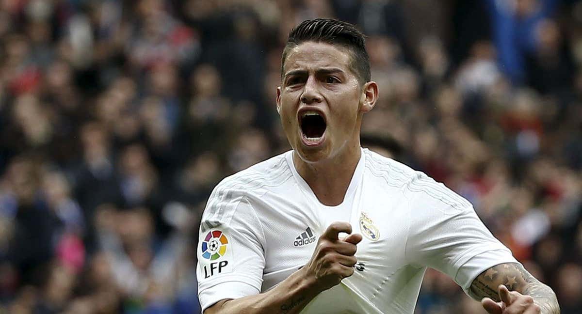 James Rodríguez, el jugador colombiano más importante en pisar España./Reuters