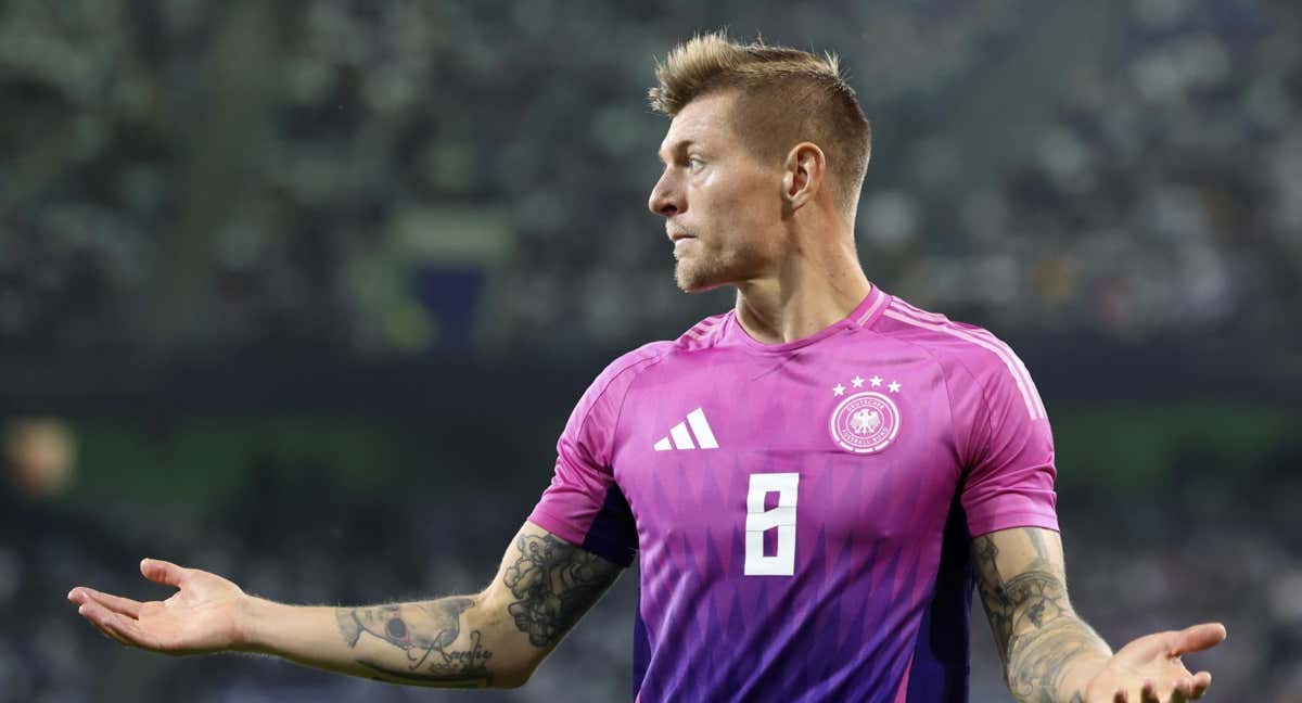 Kroos, con Alemania./AFP