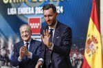Un homenaje a Rudy, el «Chacho, quédate» y el «otra camiseta más» de Almeida marcan la celebración de la Liga Endesa del Real Madrid