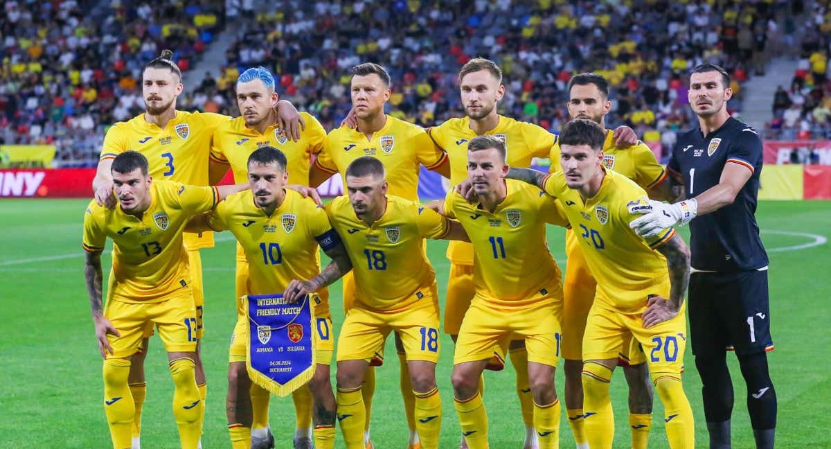 Alineación de Rumania en la Eurocopa.