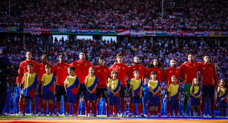 El once de la Selección española en el debut en la Eurocopa ante Croacia.