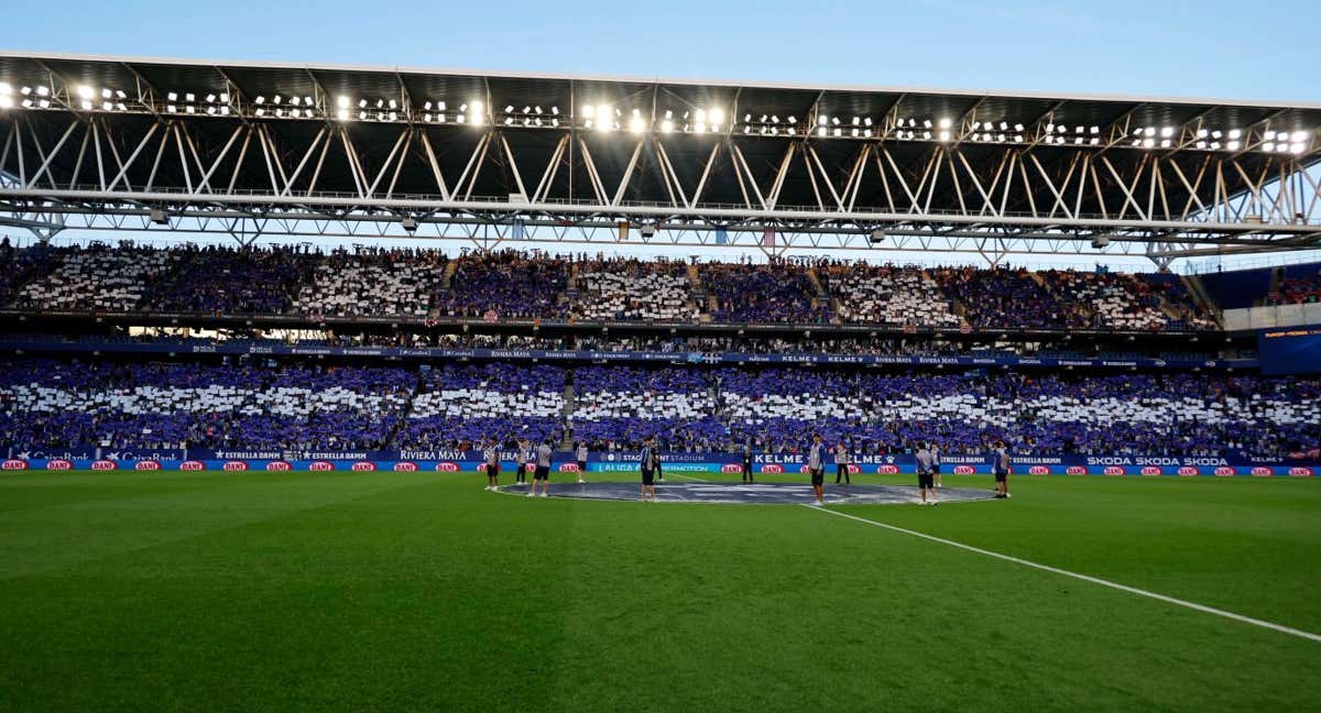 Mosaico en Cornellá-El Prat. /RCDE