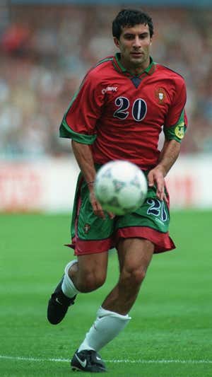 Portugal, en la Eurocopa 1996. GETTY