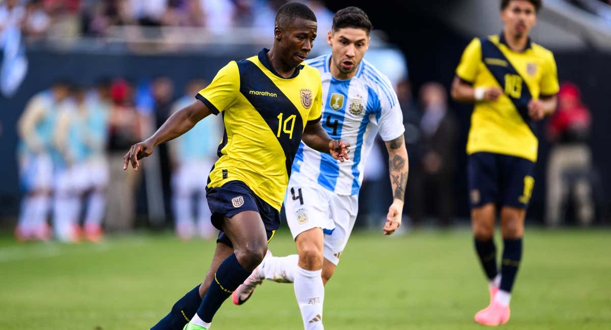 Partido amistoso entre Ecuador y Argentina /REUTERS