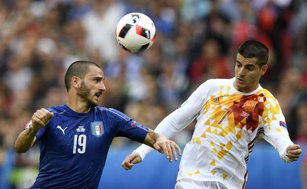 Bonucci defiende a Morata pero da una pista de por qué es el centro de las críticas: «Cuando tomas estas decisiones en tu carrera partes ya con desventaja»
