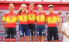 Mireia Benito y David de la Cruz, campeones de España contrarreloj