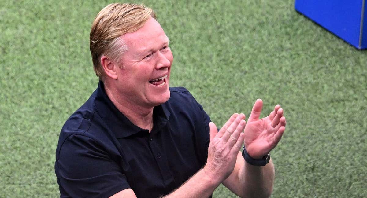 El seleccionador de Países Bajos, Ronald Koeman, en la Eurocopa de Alemania 2024./REUTERS