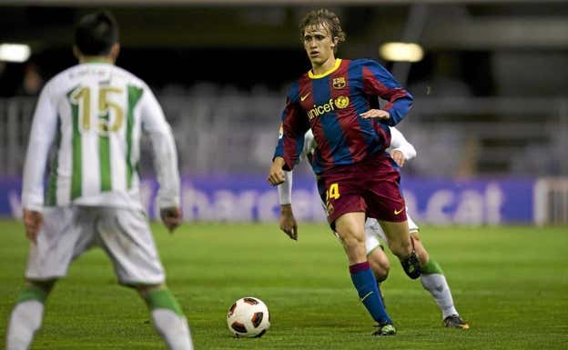 Marc Muniesa en el Barça B en Segunda División  FC Barcelona