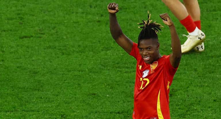 Nico Williams, futbolista de la Selección española.