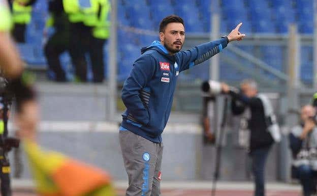 Davide Ancelotti también fue ayudante de su padre en el Napoli. SSC Napoli