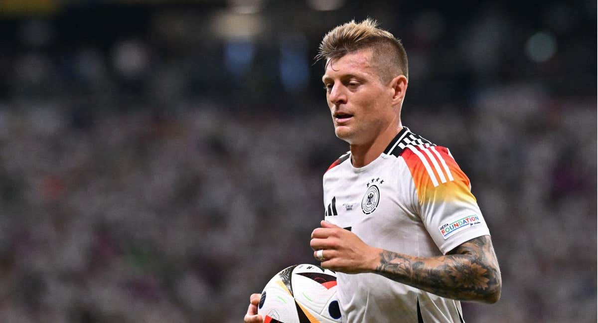 Toni Kroos durante el encuentro ante Suiza./AGENCIAS