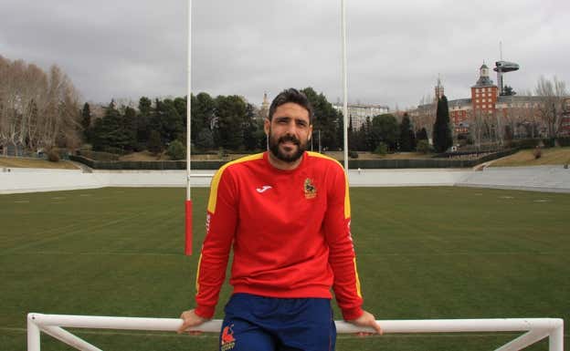 Jaime Nava, capitán de la selección de rugby.  EFE