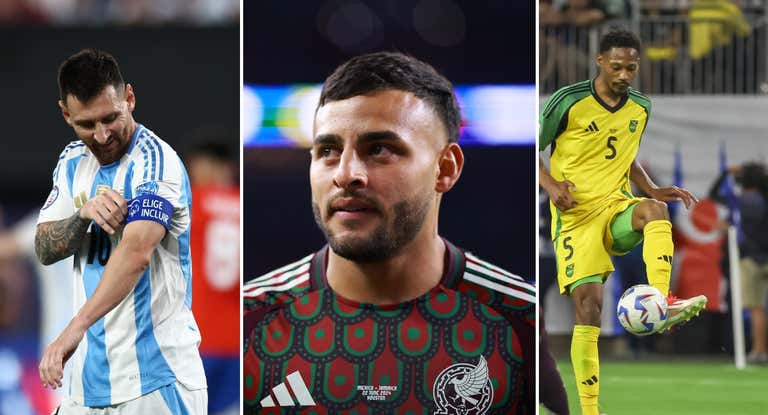 Montaje de camisetas destacadas en esta Copa América.