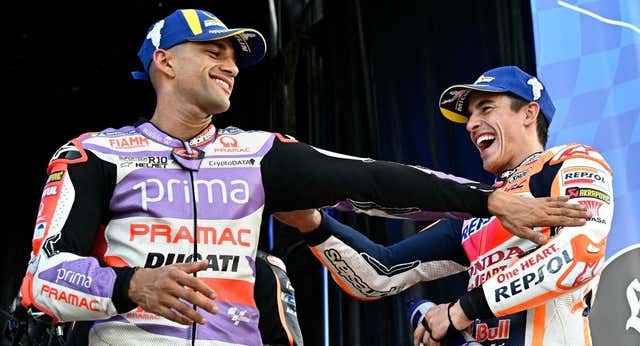 Marc Márquez: «Claro que vendo más que Martín, y eso no es malo»