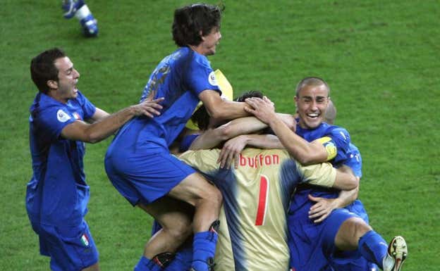 Italia logró su cuarta estrella en Berlín.  AFP