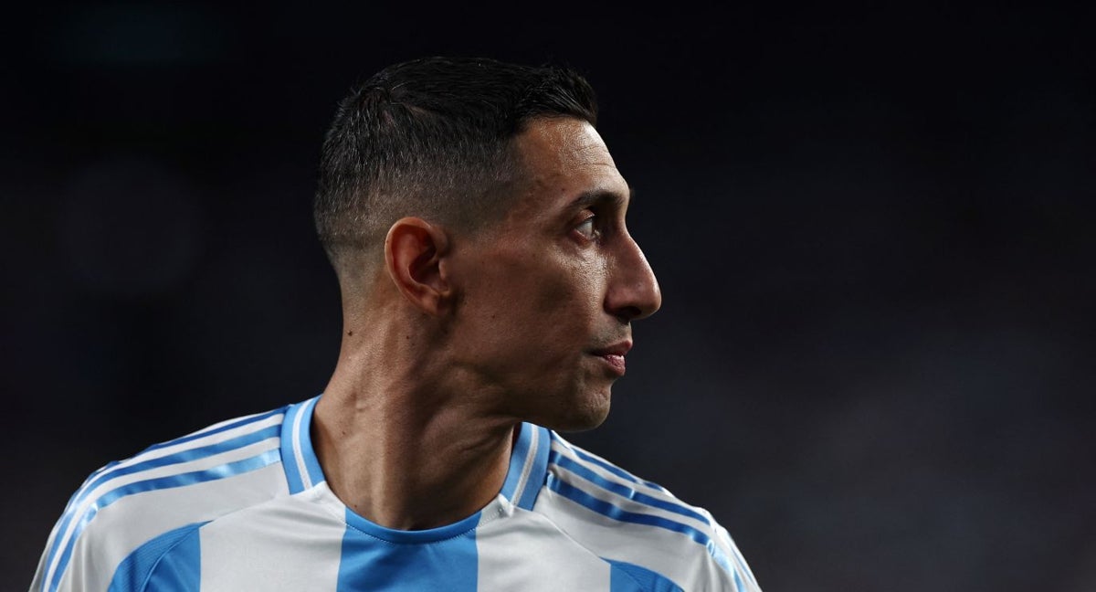 Di María durante un partido en esta Copa América.
