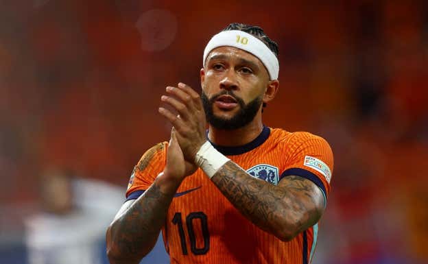 Memphis Depay, durante la Eurocopa. REUTERS