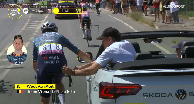 Una caída tonta en el Tour despierta los viejos fantasmas de Van Aert