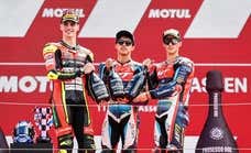 Ogura- Aldeguer- García: el podio de Moto2 que suena en MotoGP