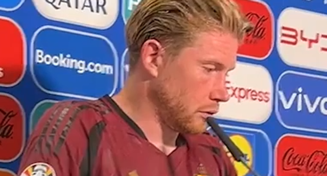 De Bruyne habla de las diferencias con su club tras caer eliminado de la Euro.