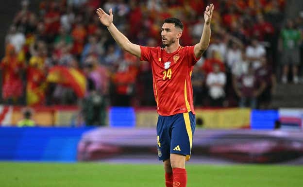 Aymeric Laporte, durante un partido reciente. AFP