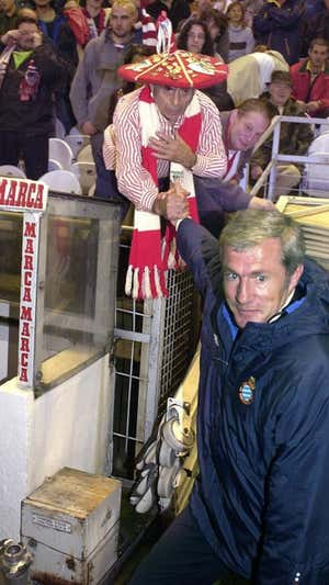 Siempre fue vitoreado en sus regresos a  Bilbao.  EFE