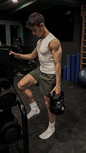Arda Güler, en el gimnasio.