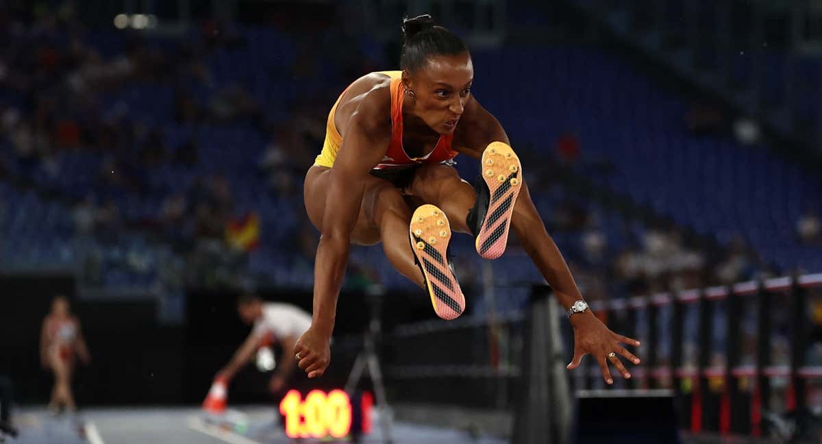 Ana Peleteiro se proclamó campeona de Europa hace unos días en Roma./AFP