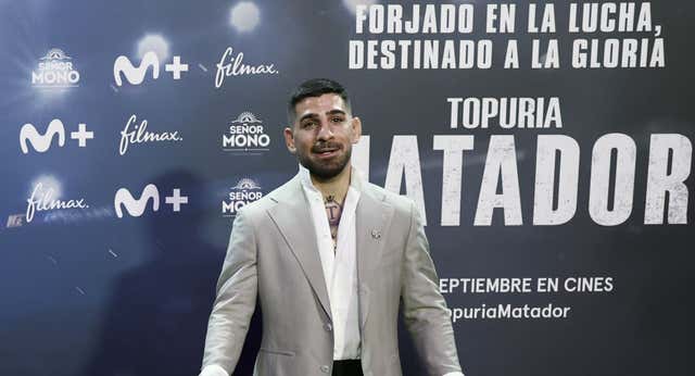 Topuria estará en las salas de cine de España