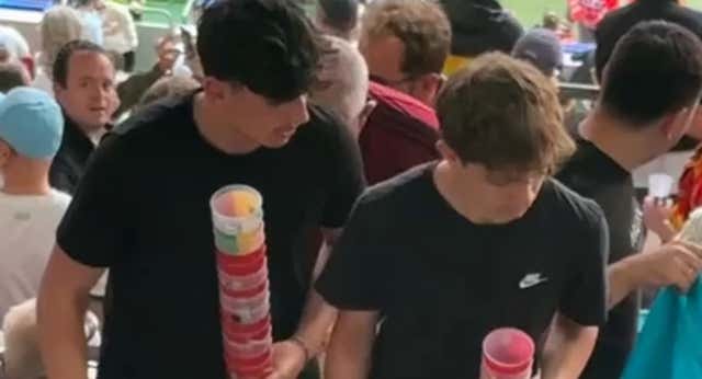 Así se promueve el reciclaje de vasos en los estadios de la Eurocopa