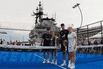 Premier Padel instala una pista ¡en un portaviones!