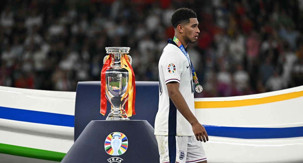 Jude Bellingham fue el mejor futbolista inglés en la final.