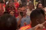 La fiesta de la Selección en el hotel desde dentro: Morata hizo de Reina, Baena de DJ, Cucu puso el humor y Nico y Rodri se desataron con sus bailes
