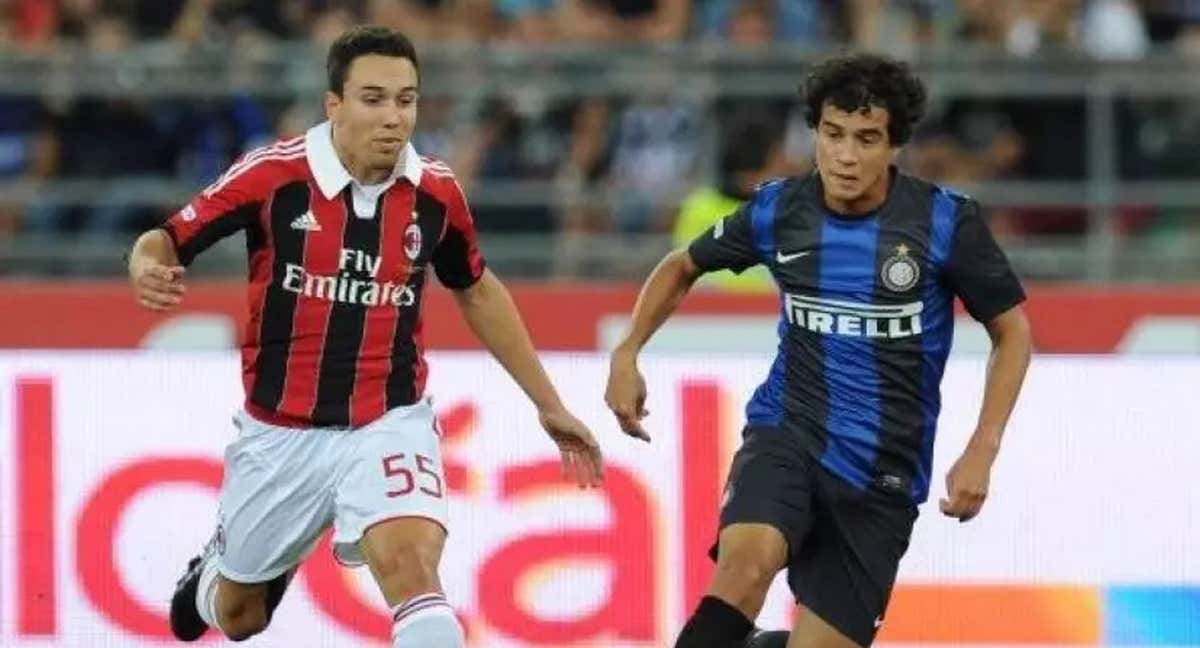 Adrià Carmona, en el Milan.