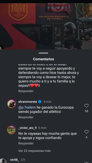 Morata ya no se corta con su salida del Atlético: «Ahora no me puedo ir y después de Dortmund me queríais echar todos»