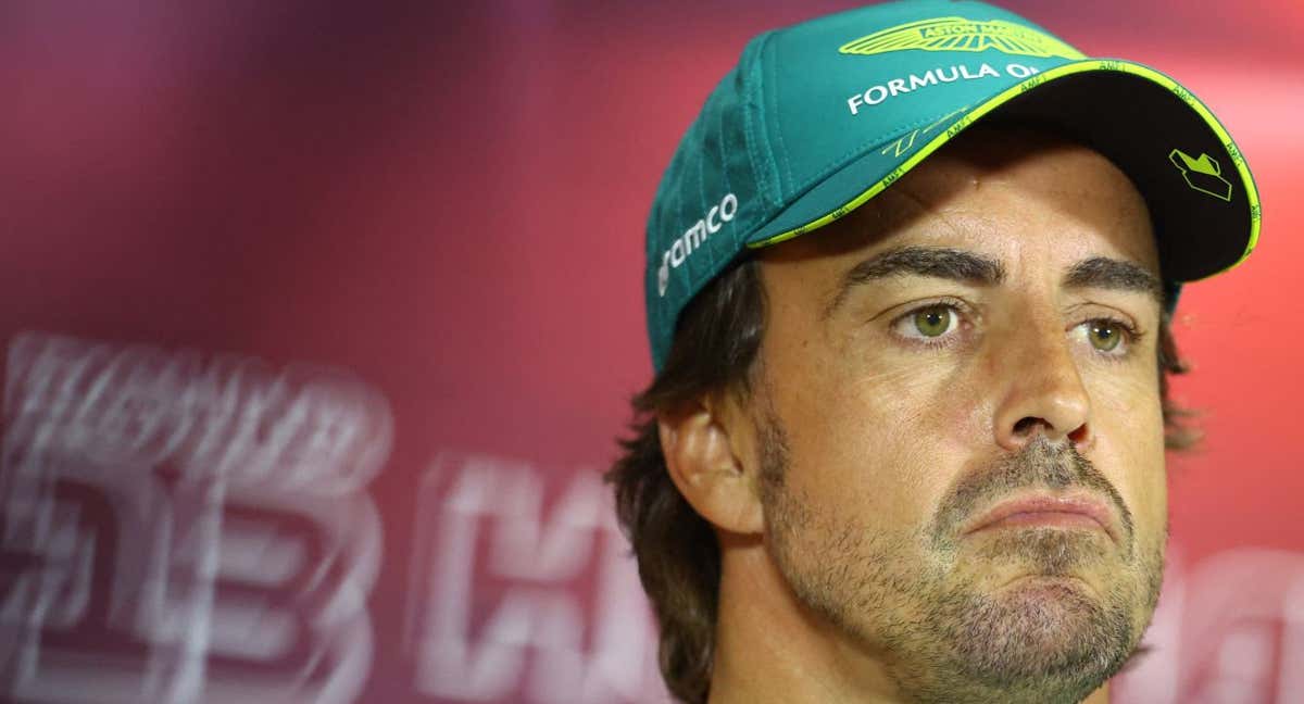 Fernando Alonso, en rueda de prensa de Hungría. /REUTERS