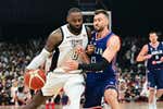 Estados Unidos llega invicta a París tras vengarse de Alemania con LeBron James en modo imparable