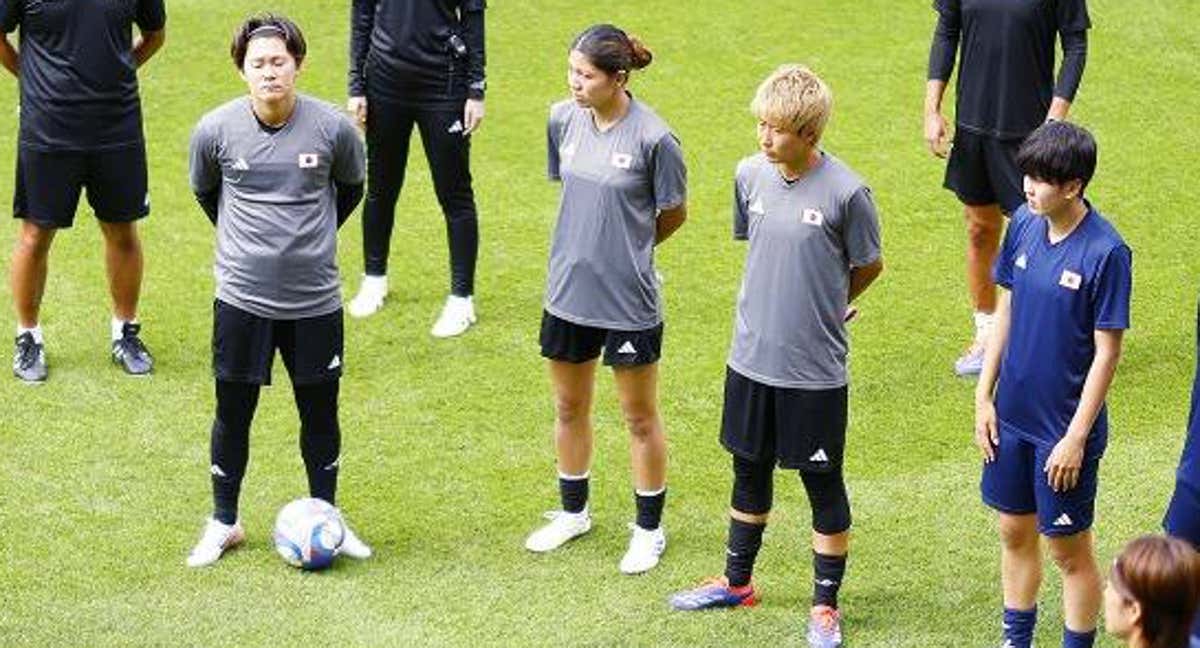 Entrenamiento de la Selección de Japón en los Juegos Olímpicos. /JFA