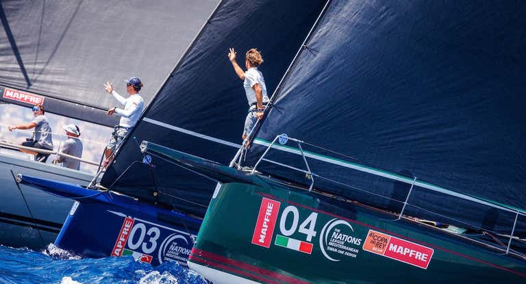 Salida de una de las pruebas de ClubSwan 50 durante la pasada edición.