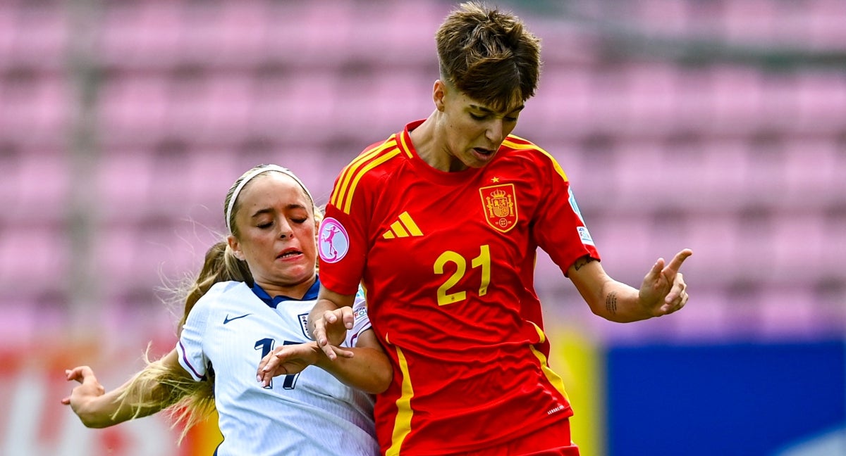 Pau Comendador durante el partido.