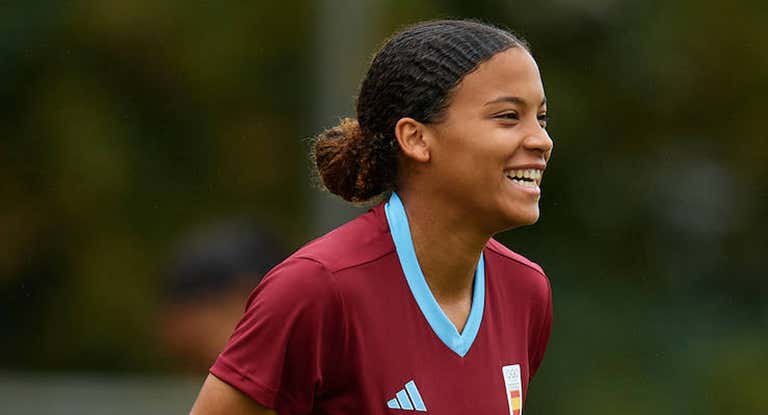 Vicky López entrena con la Selección en los Juegos Olímpicos de Paris 2024.