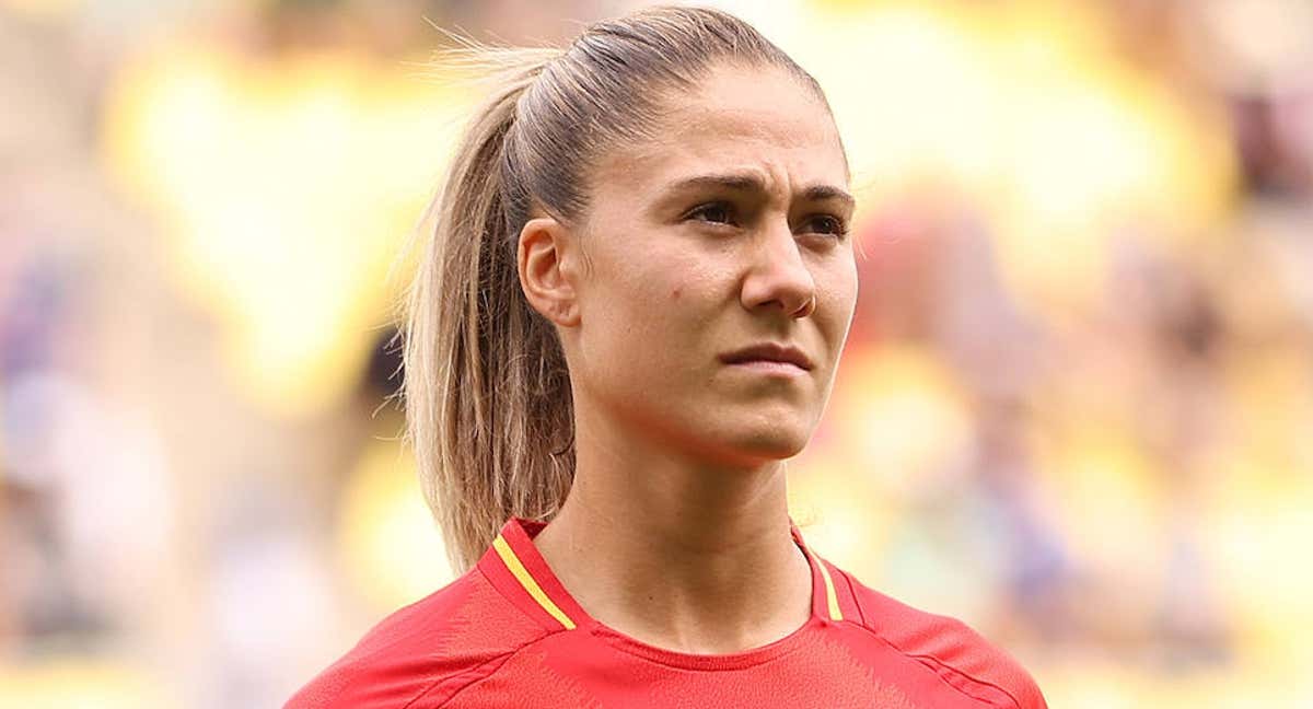 Laia Aleixandri, jugadora de la Selección, durante el debut de España en los Juegos Olímpicos de Paris 2024. /GETTY