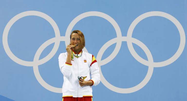 Mireia Belmonte en los JJOO de Río.