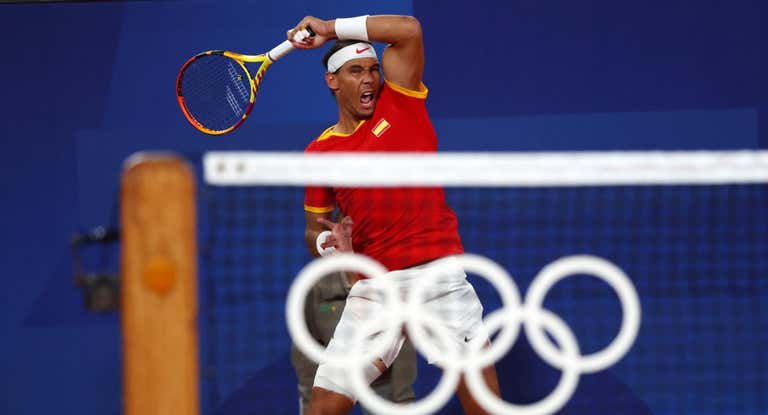 Rafa Nadal debutó en París 2024 con victoria en el dobles junto a Carlos Alcaraz.