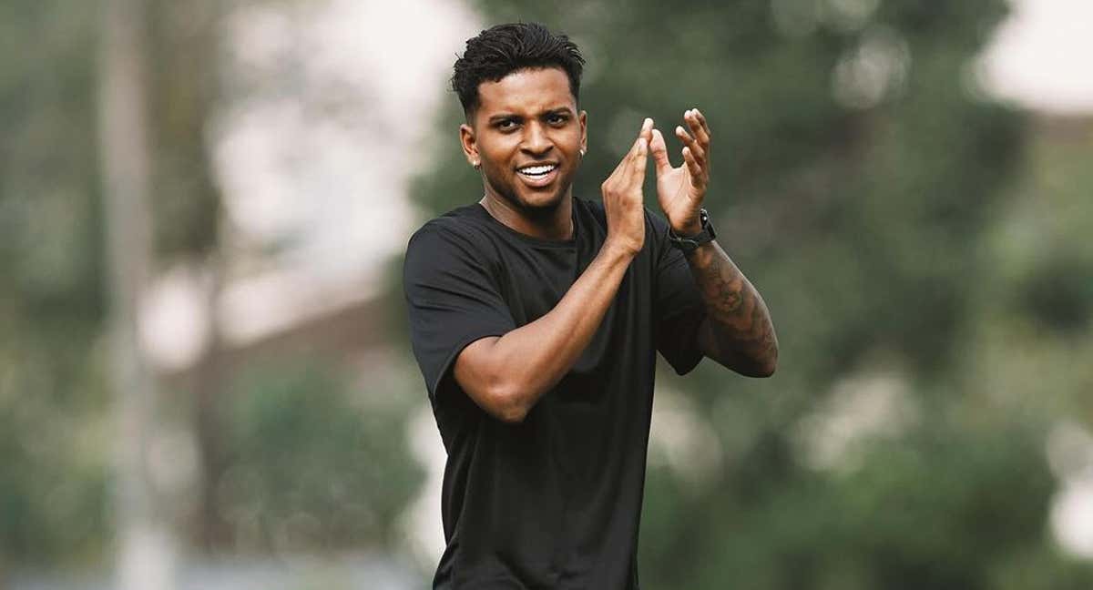 Rodrygo se entrena en Brasil durante sus vacaciones./@rodrygogoes