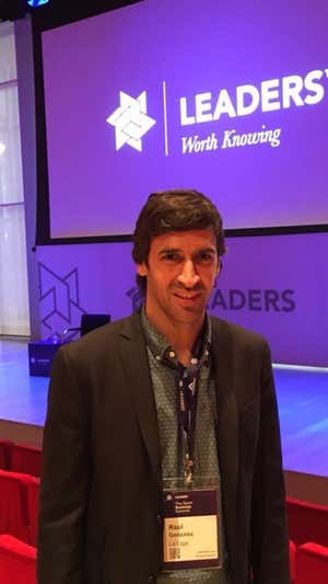 Raúl González, durante su etapa con LaLiga en Nueva York. LaLiga
