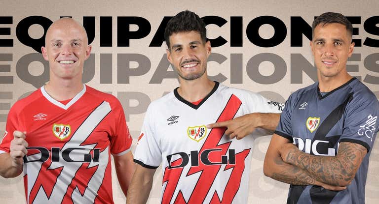 Presentación de las nuevas camisetas del Rayo