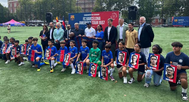 El Barça honra su historia en Nueva York: «Fuimos recibidos como símbolos de la democracia, la catalanidad y la lucha contra el fascismo»