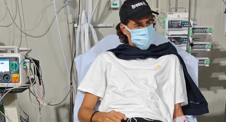 Tamberi, hospitalizado.